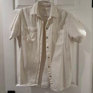 Aritzia Denim Forum The ‘90s Denim Shirt